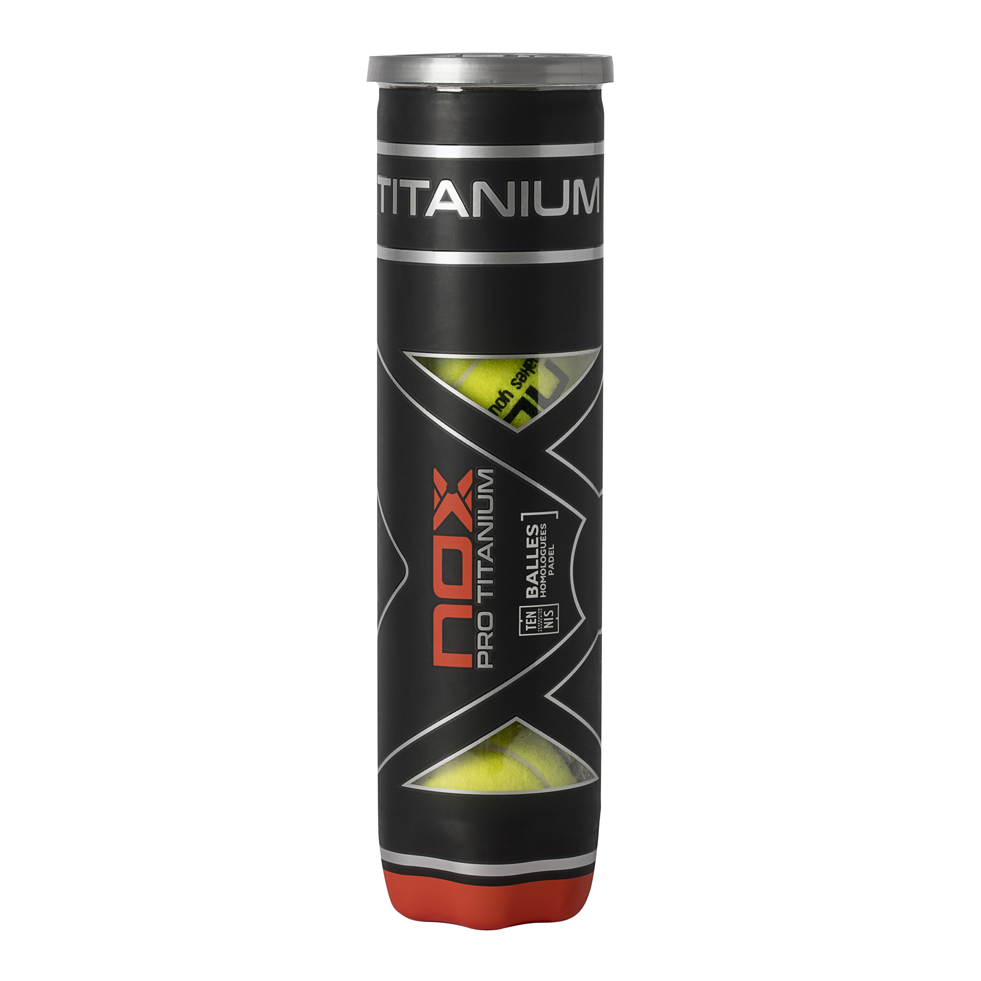 NOX Padel Box of 24 containers of 4 Balls PRO TITANIUM