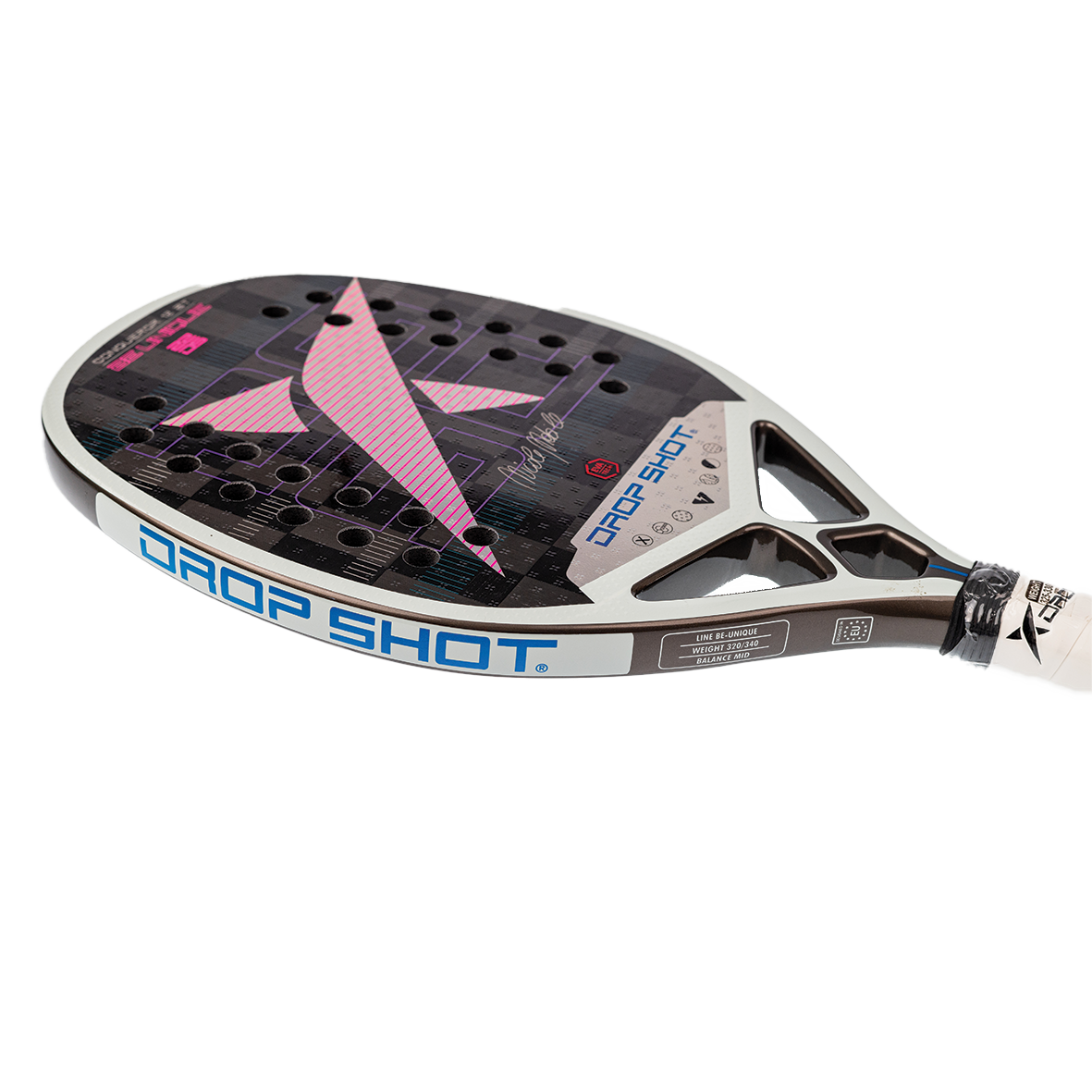 Drop Shot CONQUEROR 12 2024 Beach Tennis Racket Side