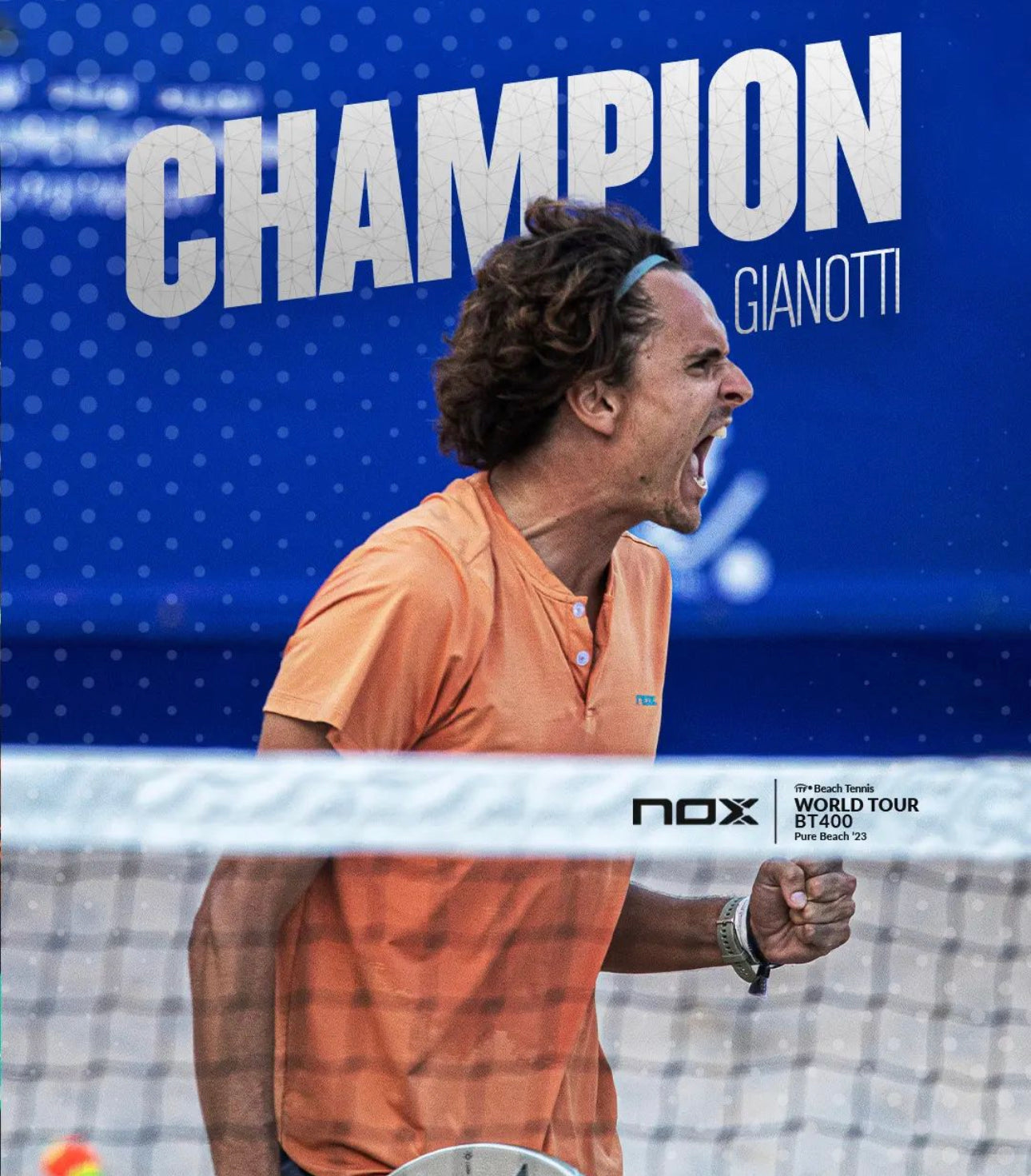 NOX PRO T-SHIRT NICOLAS GIANOTTI TANGERINE