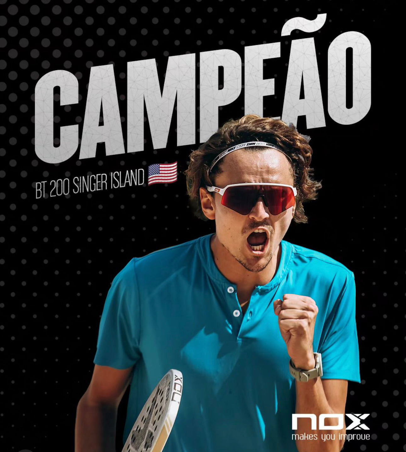 NOX PRO T-SHIRT NICOLAS GIANOTTI CAPRI BLUE