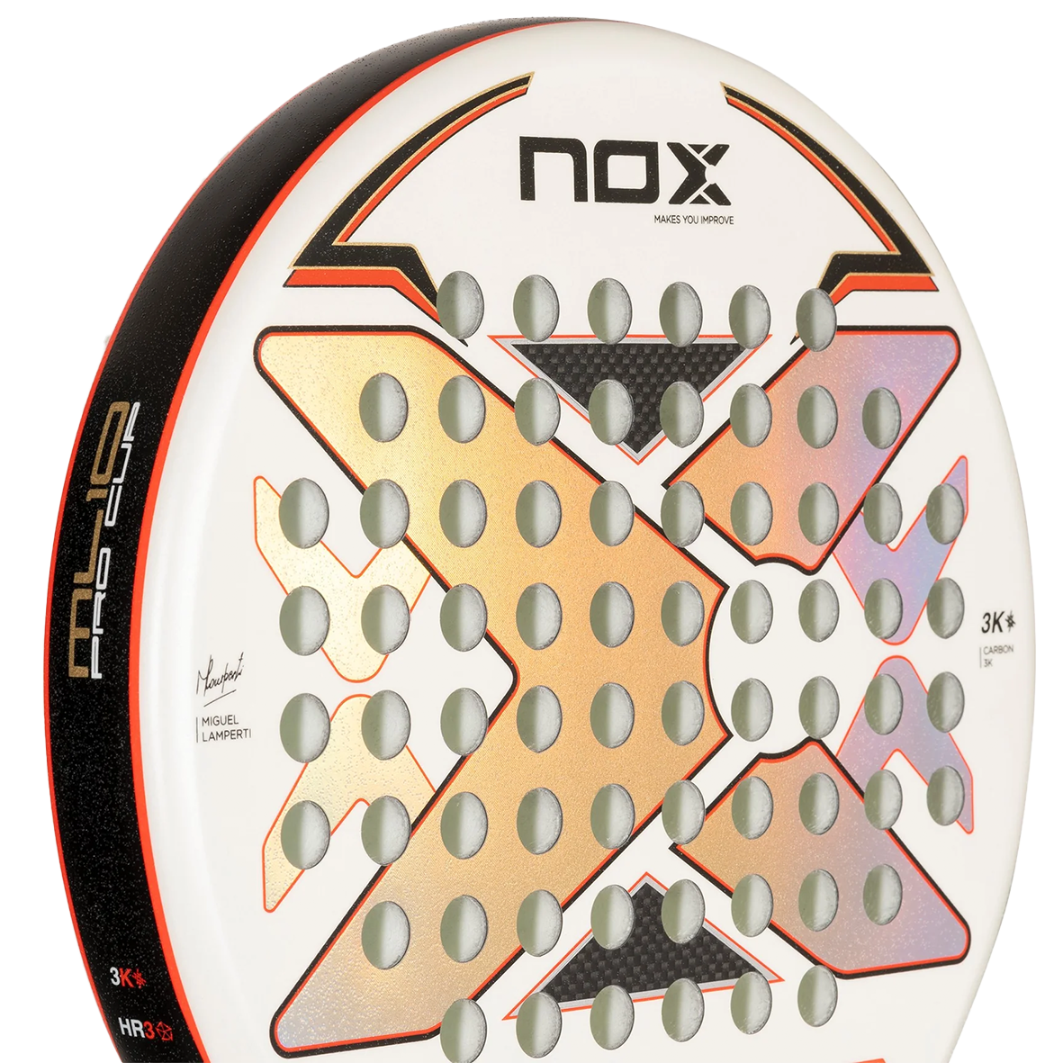NOX ML10 PRO CUP Luxury 2024. Miguel Lamperti's racket
