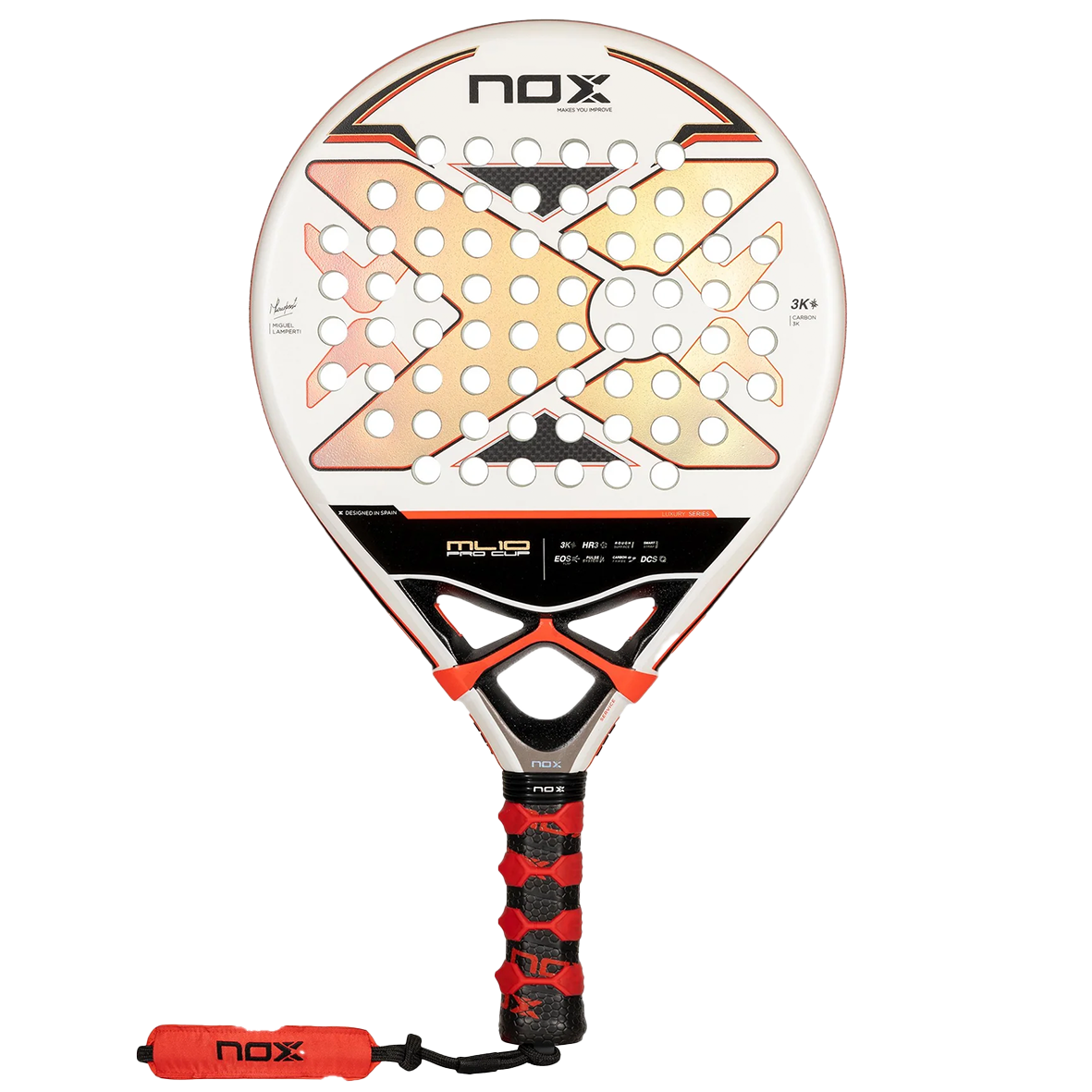 NOX ML10 PRO CUP Luxury 2024. Miguel Lamperti's racket