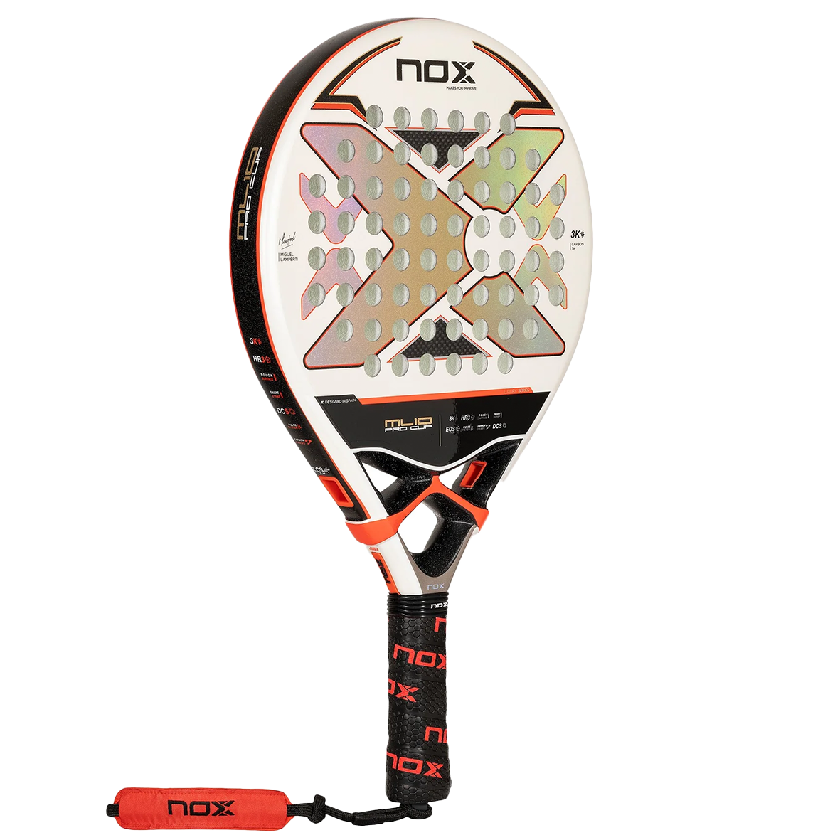NOX ML10 PRO CUP Luxury 2024. Miguel Lamperti's racket
