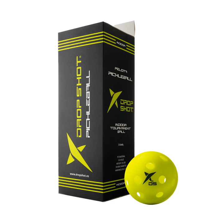 Drop Shot PICKLEBALL INDOOR Balls X 3 TOURNAMENT