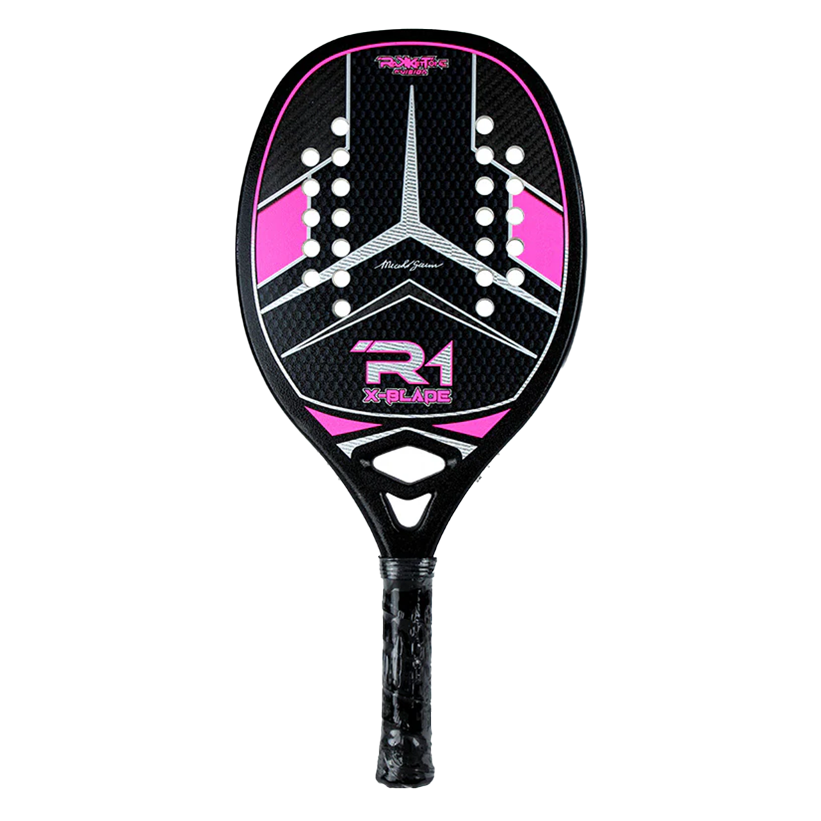 Rakkettone 2024 R1 X-Blade Beach Tennis Racket + Glipper Treatment