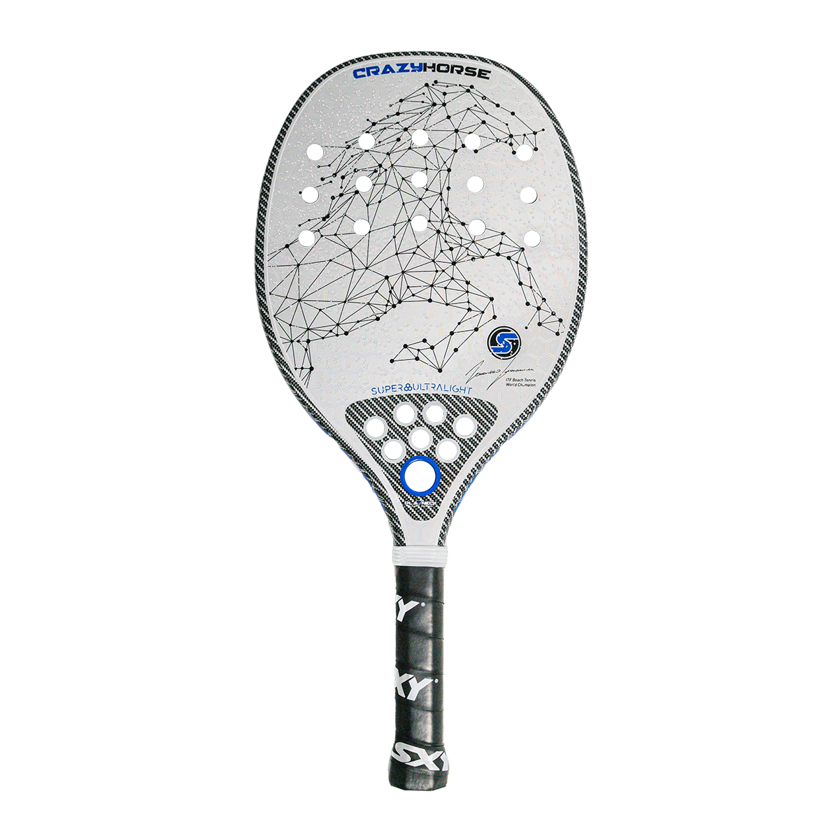 Sexy Crazy Horse 🐎 Super Ultra-Light Beach Tennis Racket