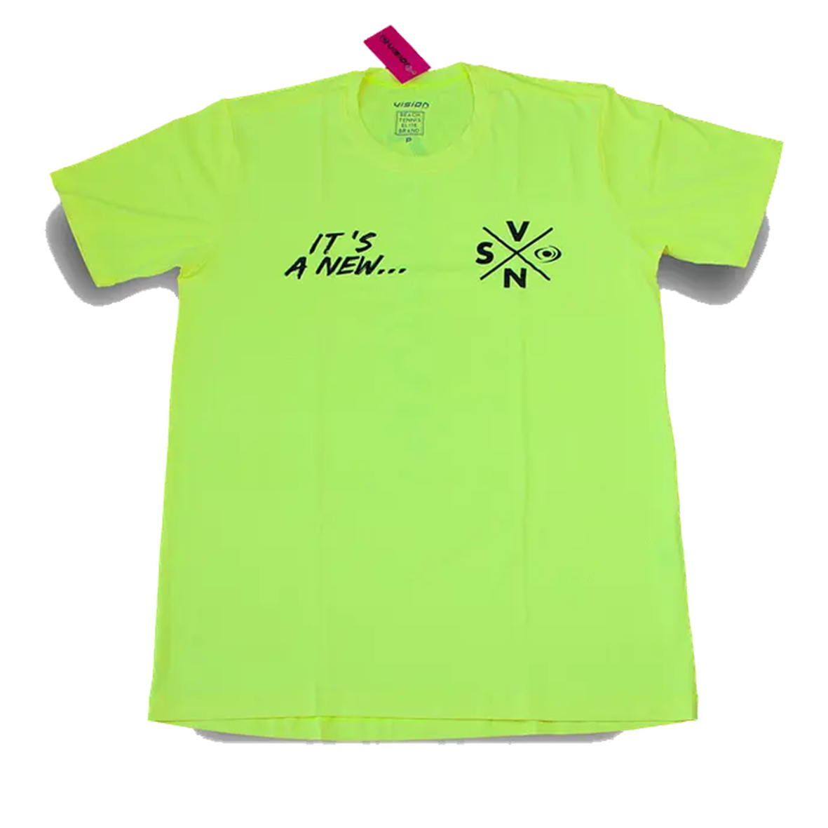Vision Beach Tennnis Tech Men T-Shirt Yellow