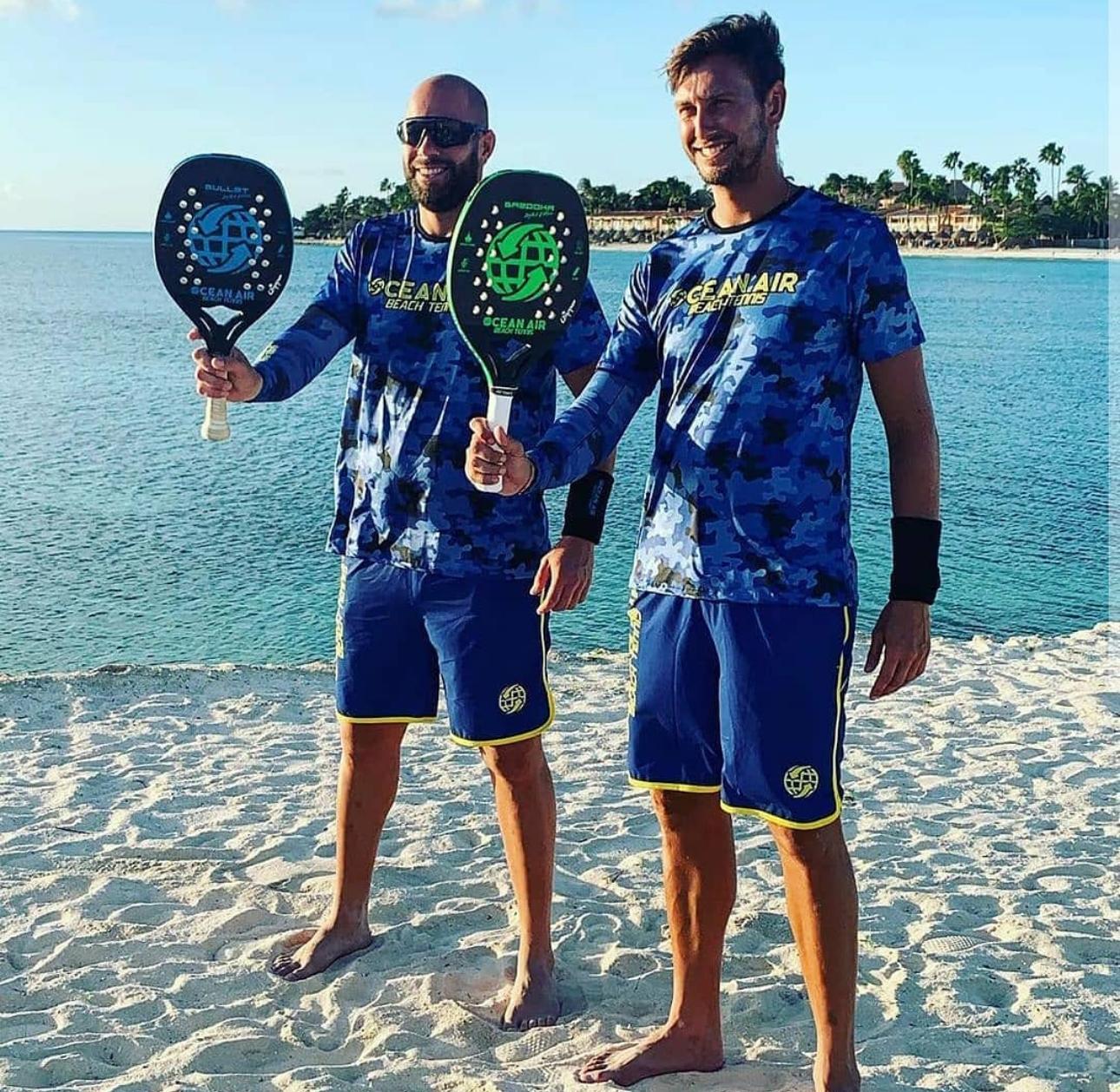 Ocean Air Men's Beach Tennis Camo Performance Set