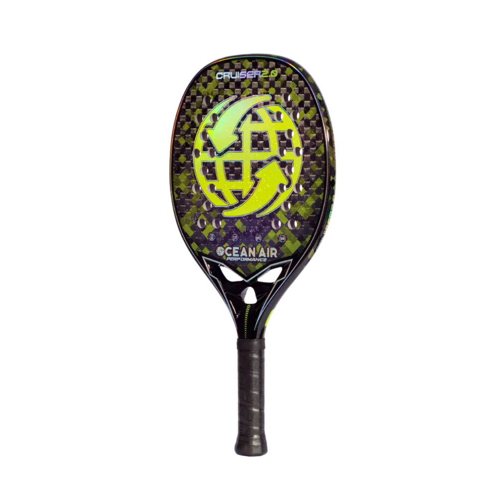 Side profile of Ocean Air Cruiser 2.0 2026 beach tennis racket