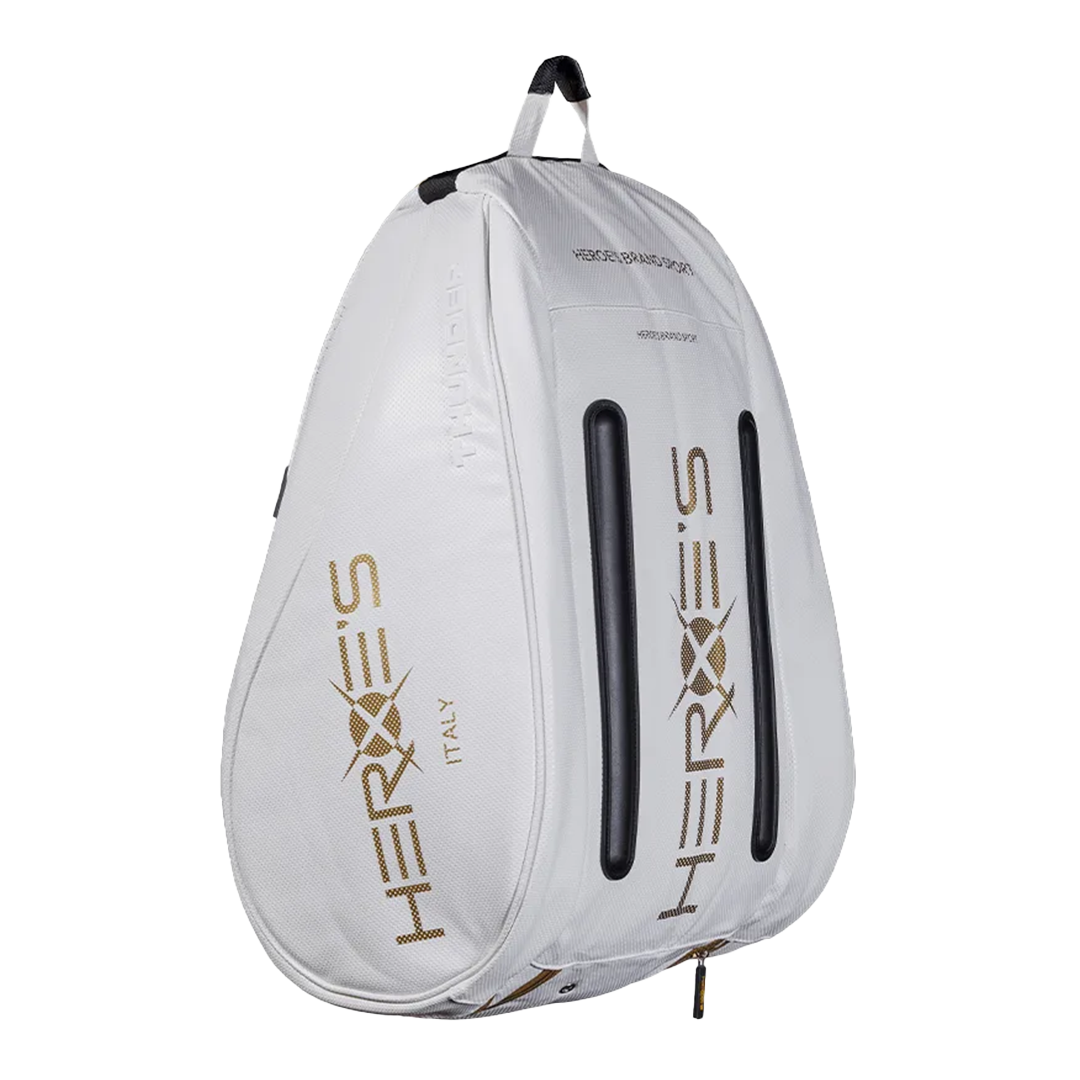white and gold heroes beach tennis duffle bag worldwide shipping