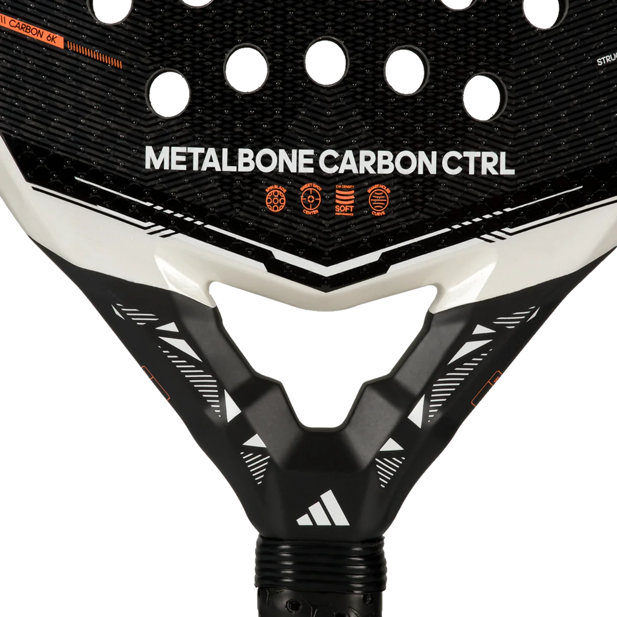 Adidas Metalbone Carbon CTRL 2026 padel racket bridge technology