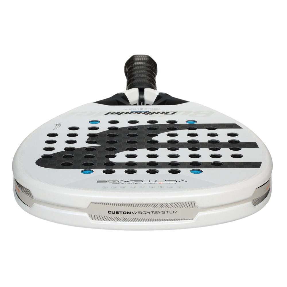 Bullpadel Vertex 05 diamond shape padel racket top side profile