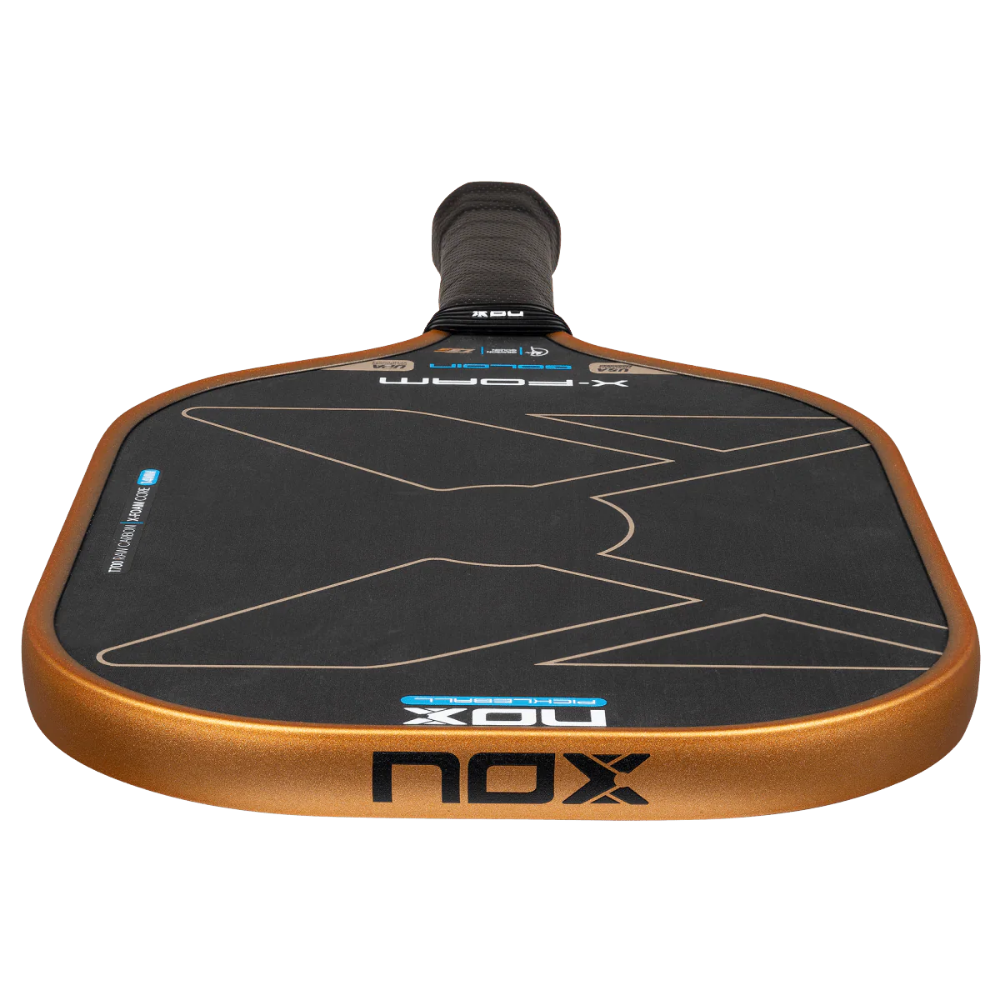 NOX X-FOAM GOLDIN 14mm Pickleball Paddle Top Edge