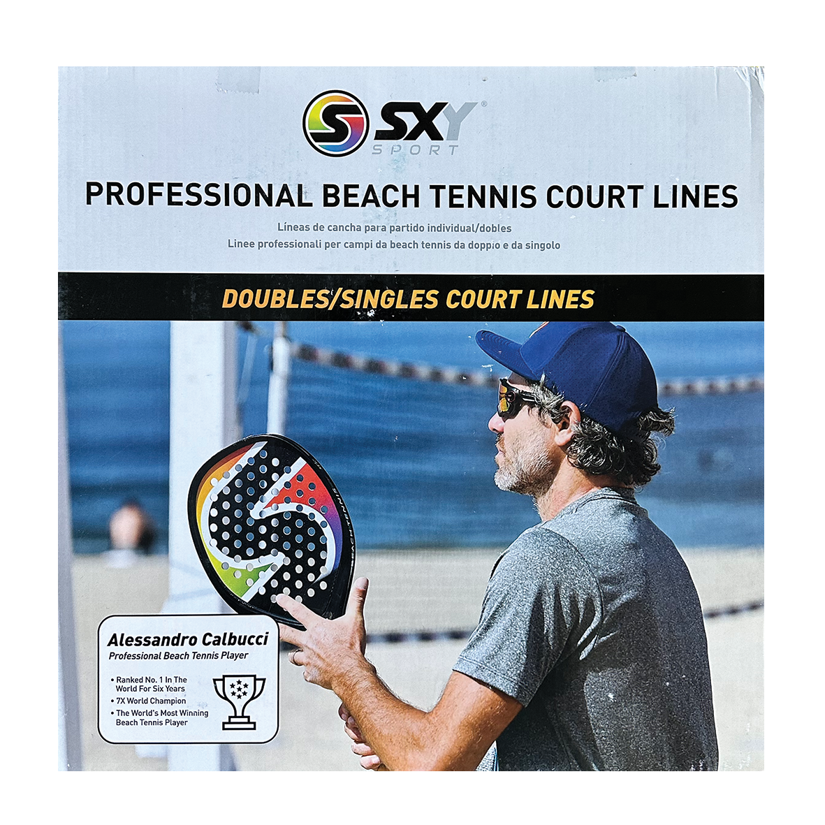 SXY Professional Beach Tennis Court Lines