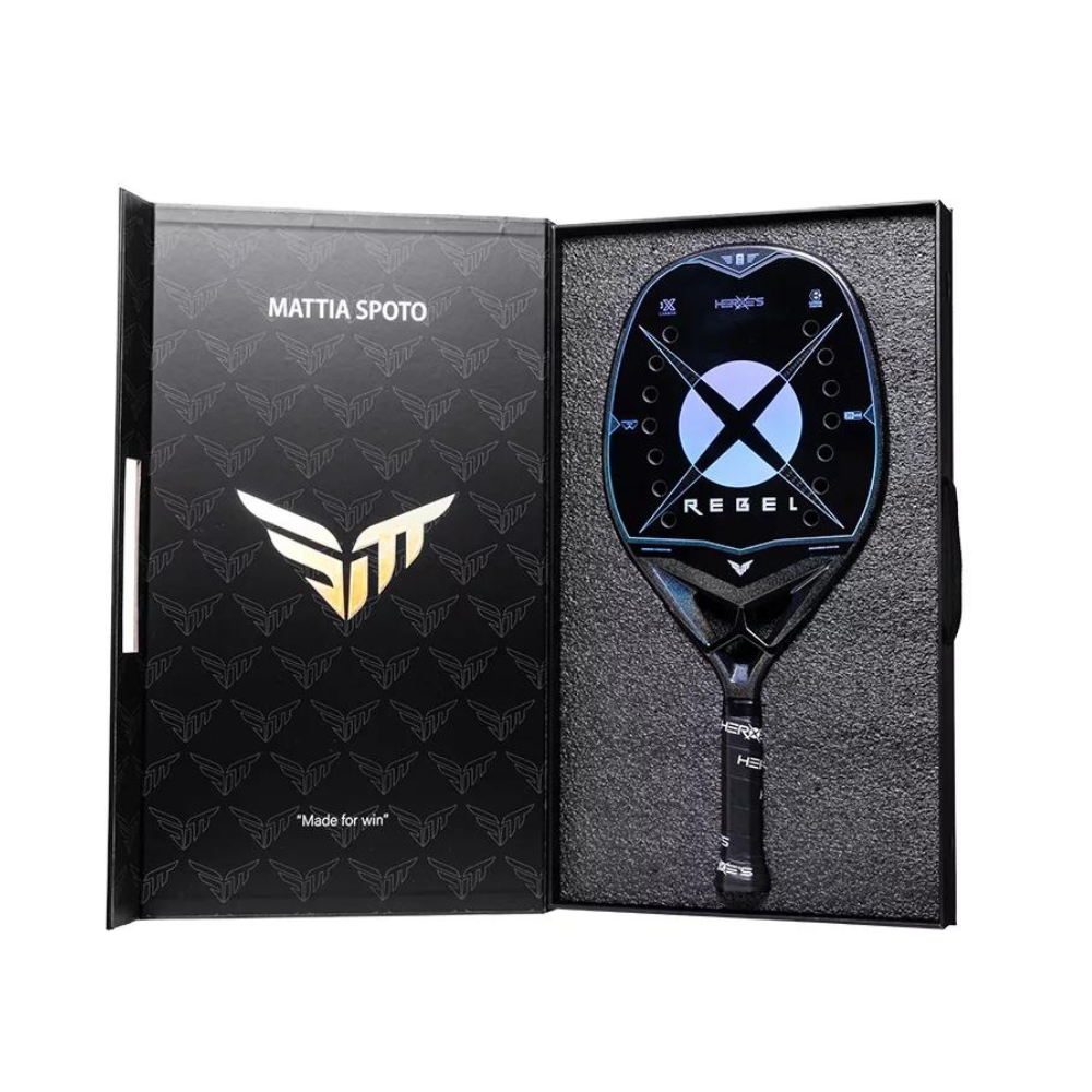 Heroes REBEL 2024 Beach Tennis Racket + Glipper Treatment