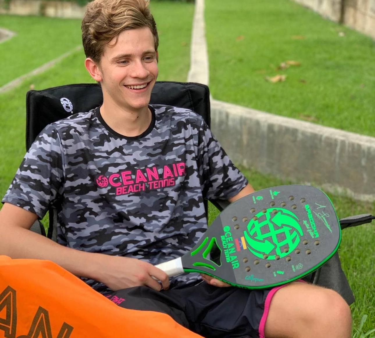 Ocean Air Men's Beach Tennis Camo Performance Set