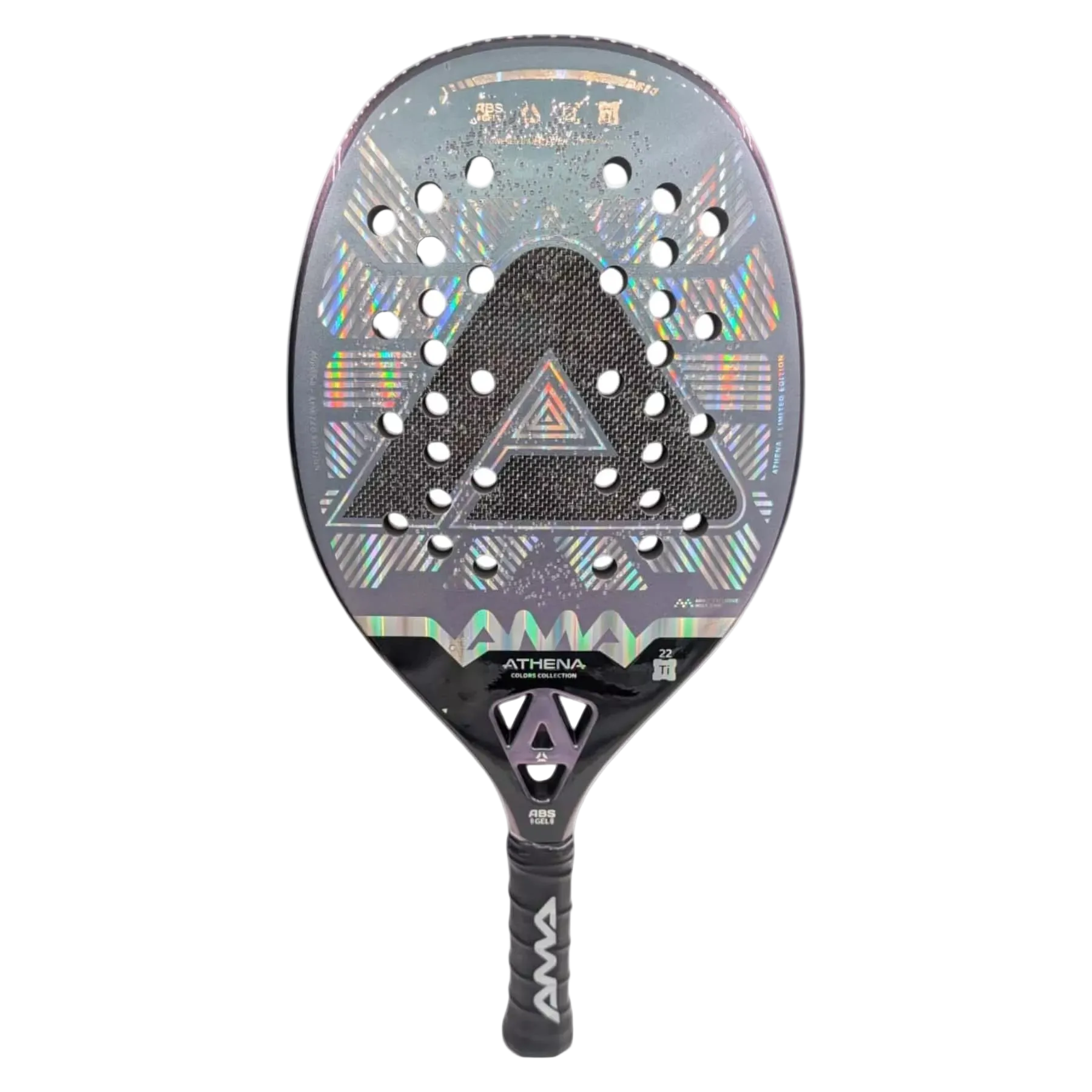 AMA Sport Athena Boreal beach tennis racket designed for precision, control and consistent performance available at Beach Tennis Depot