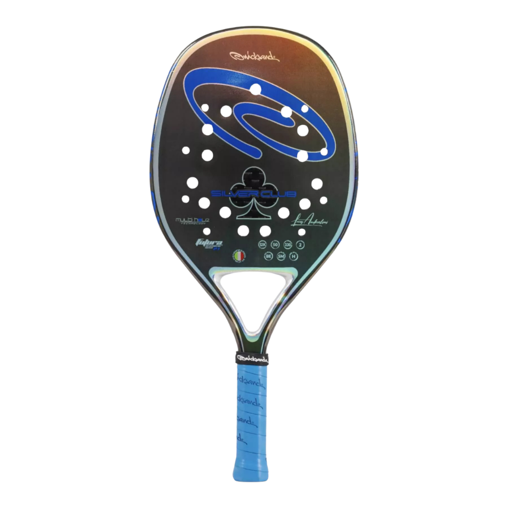 Quicksand Silver Club 2026 Beach Tennis Racket + Glipper Treatment