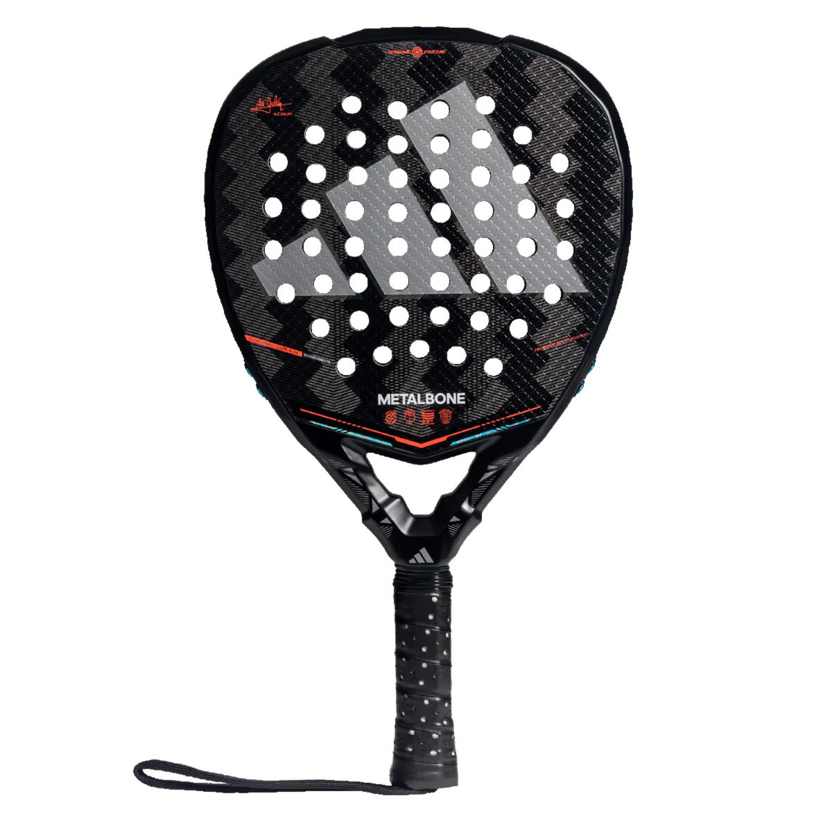 Adidas Metalbone 2026 Ale Galán padel racket front view power model