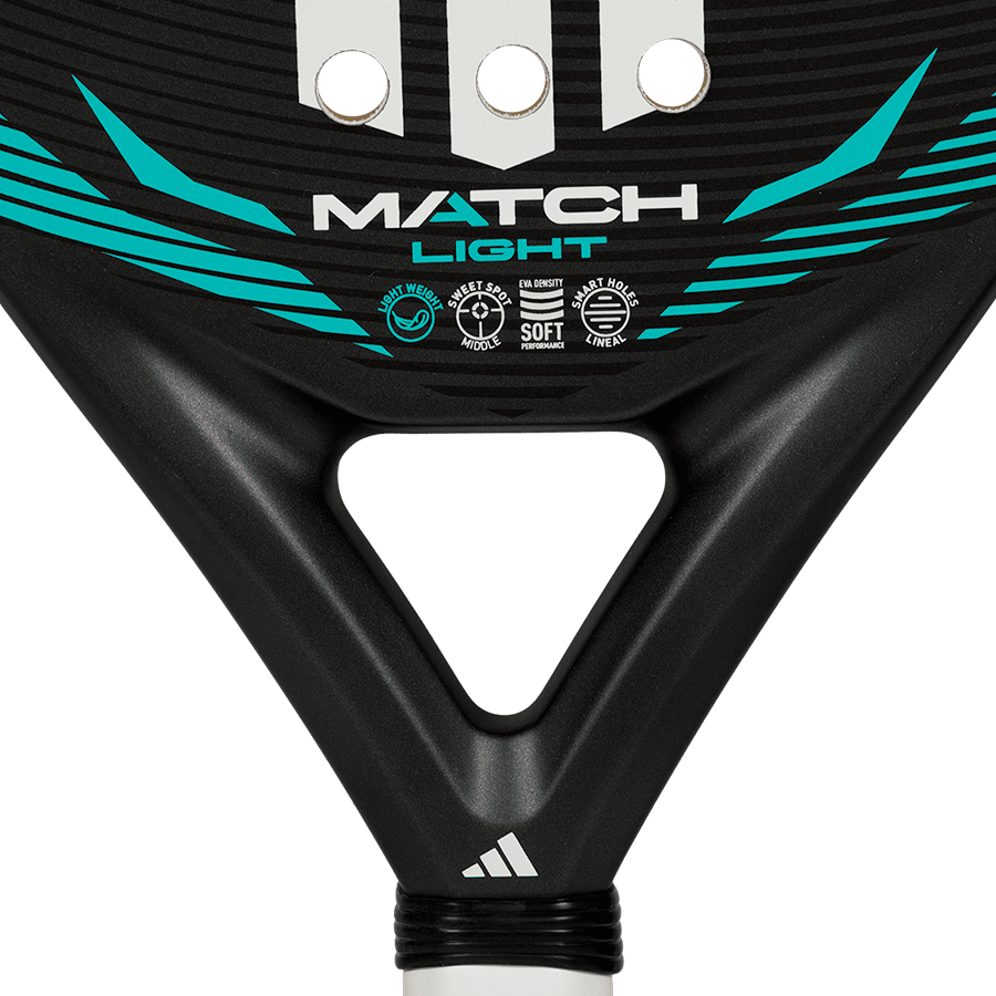 Adidas Match Light 2026 padel racket frame detail