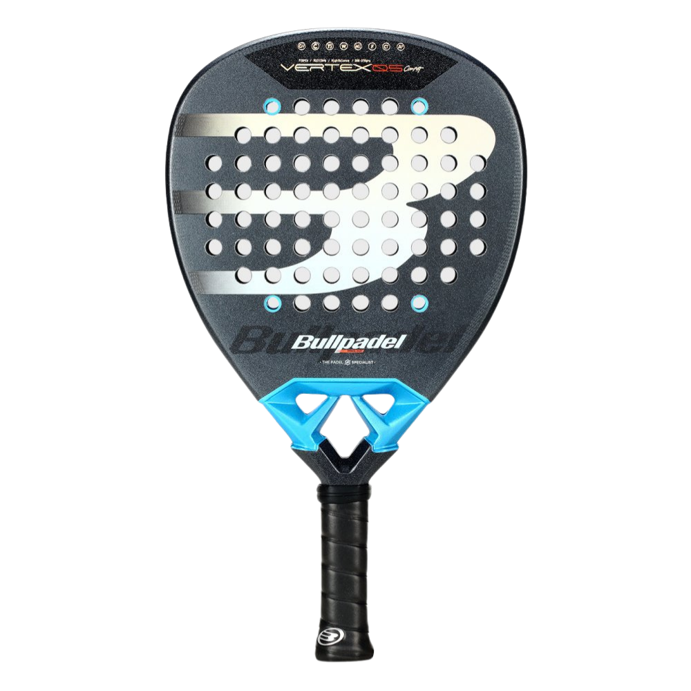 Bullpadel Vertex 05 CMF padel racket front view power shape