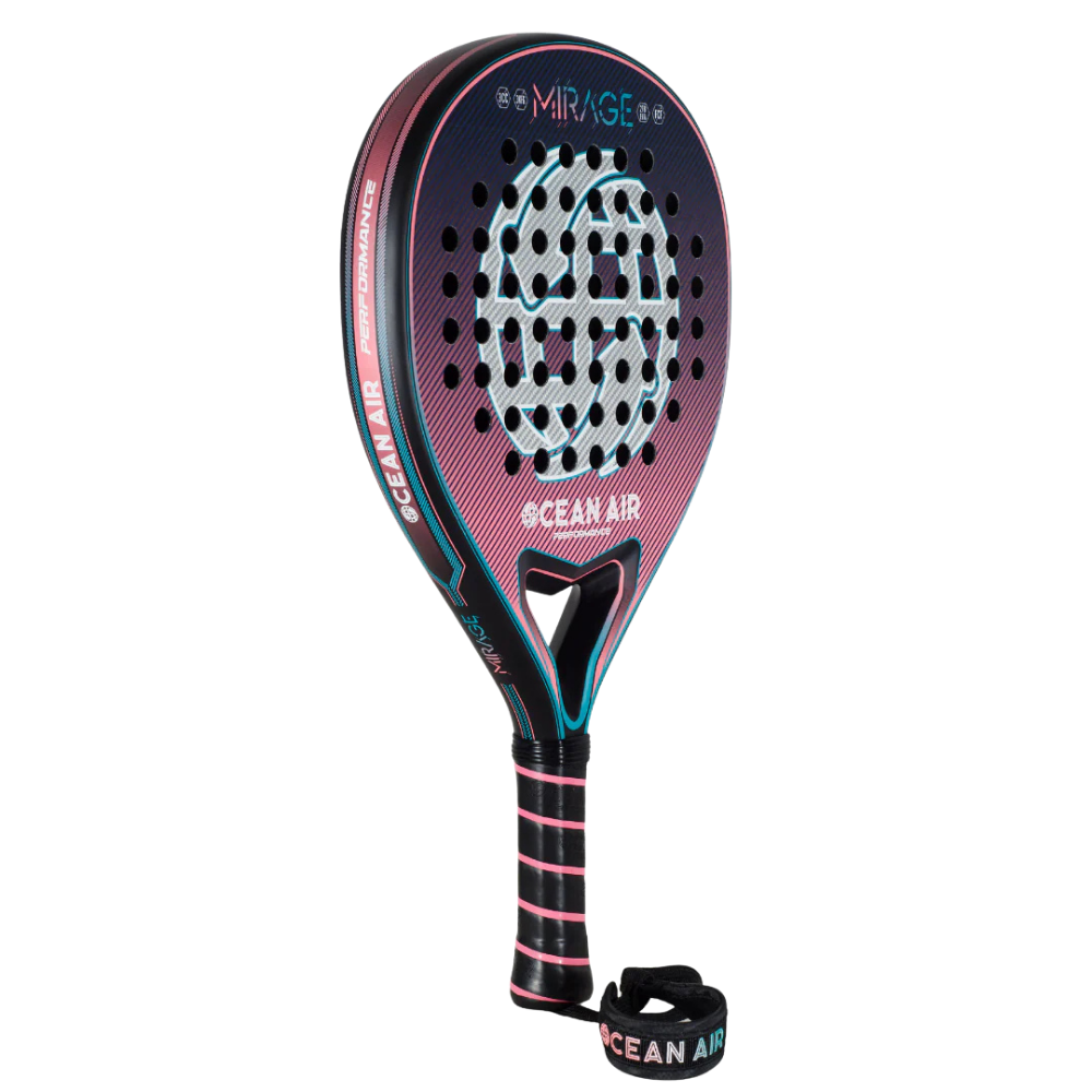 OceanAir 2025 Padel Mirage racket side view design detail