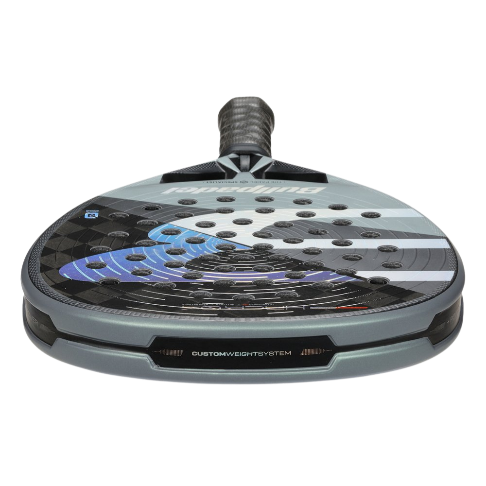 Bullpadel Hack 04 26 high balance padel racket top view