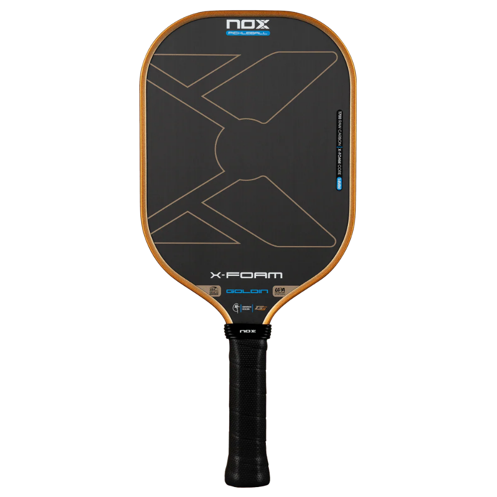 NOX X-FOAM GOLDIN 14mm Pickleball Paddle | Power & Speed | The Racket Depot