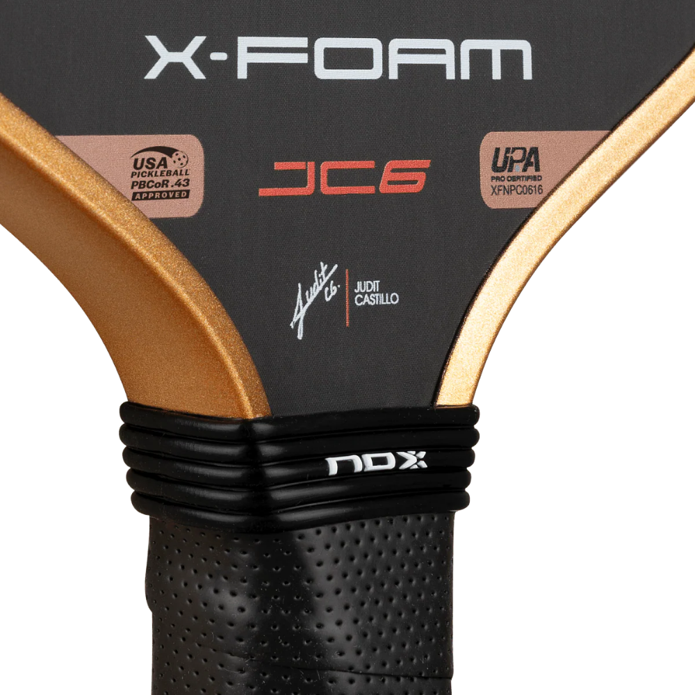 NOX X-FOAM JC6 16mm Pickleball Paddle Judit Castillo Signature