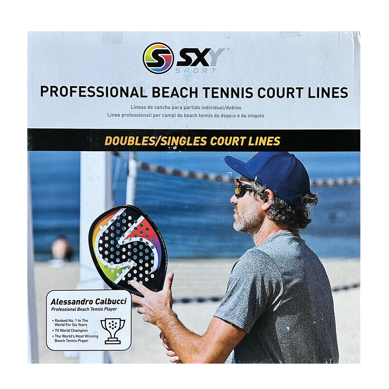 SXY Professional Beach Tennis Court Lines Beach Tennis Depot