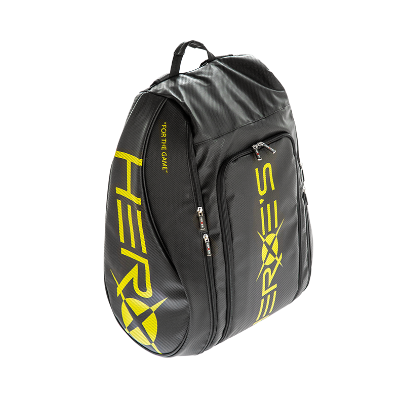 Heroes Thunder Black beach tennis duffle bag for rackets and gear