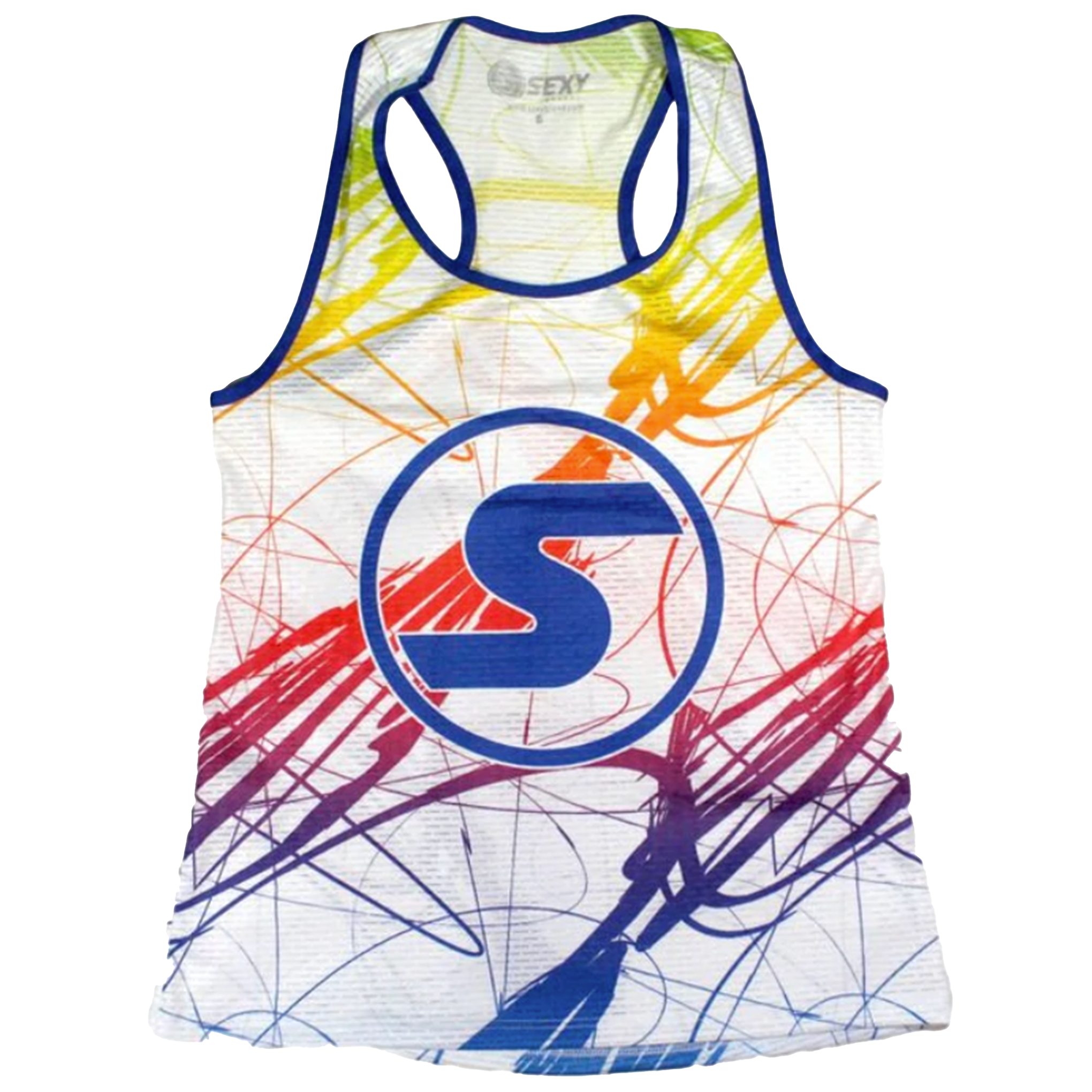 SEXY BRAND Women's SXY NKD Competition Tank in White
